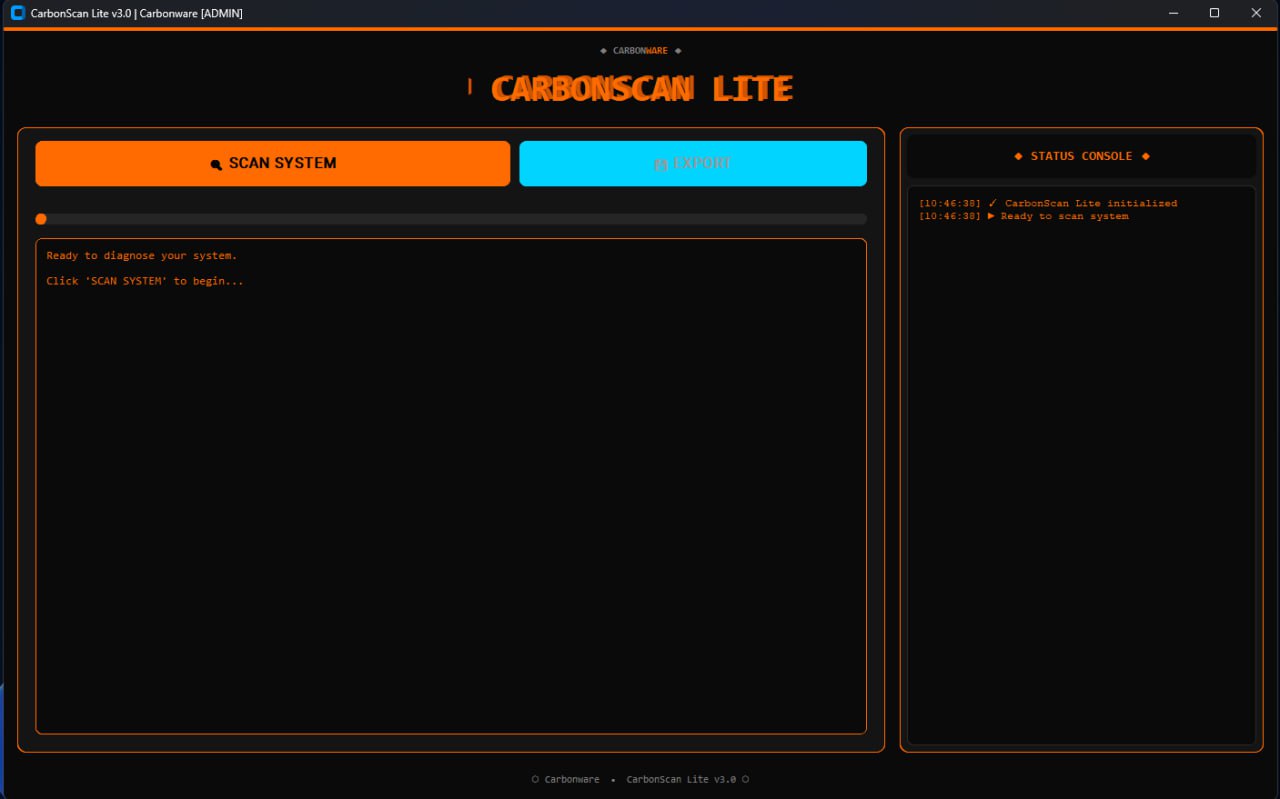 CarbonScan Lite Screenshot